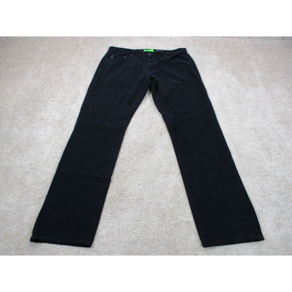 AG Adriano Goldschmied Pants Mens 34 Black Everett Slim Straight Chino 34x32